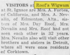 Roofs Wigwam - June 1952 Article
